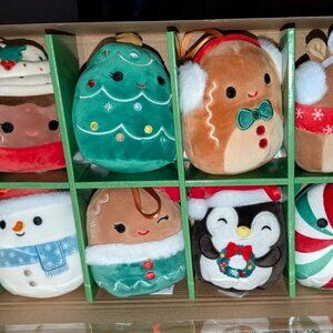 NEW Christmas Ornaments Winter Holiday Squishmallows Collection - 8 Pack Plush
